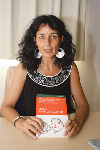 De las Heras presentando su libro en el Vivero de Empresas.