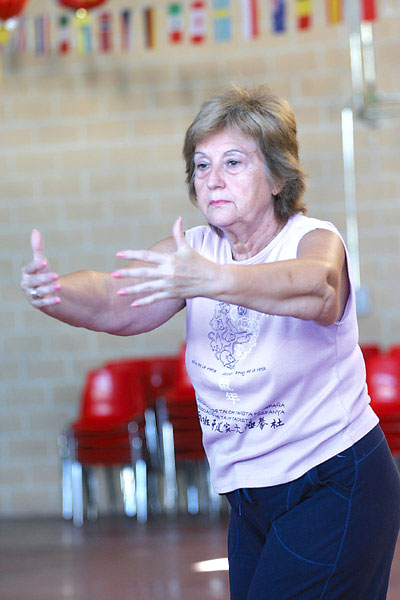 Tabla de Tai Chi en la nueva sede de Fin de Semana.