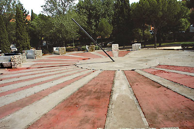 Cartel del centro de salud de la Quinta, que no se construirá. Cartel del centro de salud de la Quinta, que no se construirá.