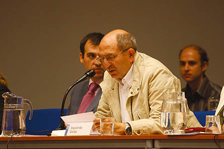Miguel Ángel García, portavoz de IU.