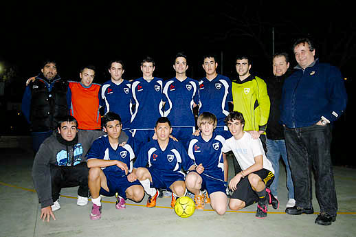 Equipo juvenil del Eurosiris de fútbol sala