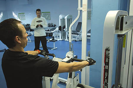 La sala de musculación del polideportivo de San Blas ha sido remodelada recientemente