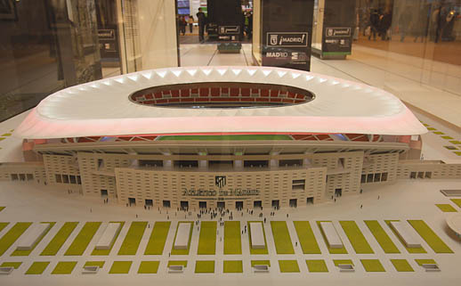La maqueta de La Peineta 