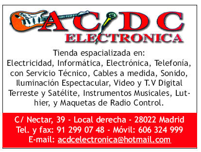 ELECTR&Oacute;NICA AC/DC