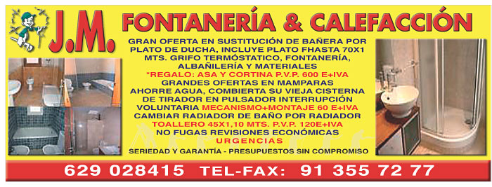 J.M. Fontaner&iacute;a y  Calefacci&oacute;n